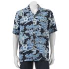 Big & Tall Batik Bay Classic-fit Tropical Button-down Shirt, Men's, Size: 3xb, Blue (navy)