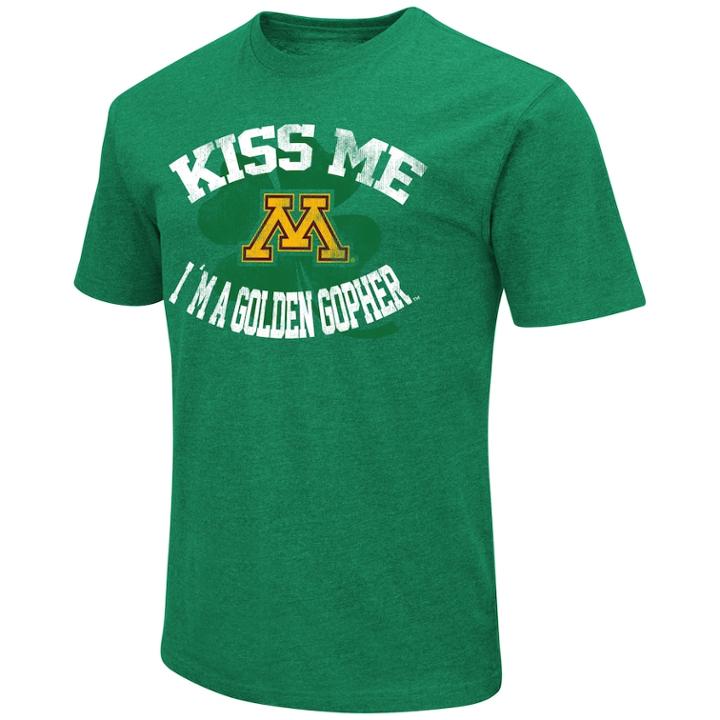 Men's Colosseum Minnesota Golden Gophers St. Patrick's Day Tee, Size: Medium, Green