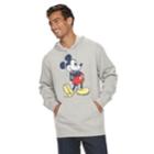 Men's Disney Mickey Mouse Pull-over Hoodie, Size: Xxl, Light Grey