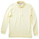 Boys 4-20 French Toast School Uniform Long-sleeve Pique Polo, Boy's, Size: 4-5, Yellow