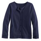 Girls 4-10 Jumping Beans&reg; Button-front Cardigan, Size: 8, Blue