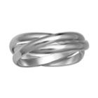 Primrose Sterling Silver Interlocking Ring, Women's, Size: 7