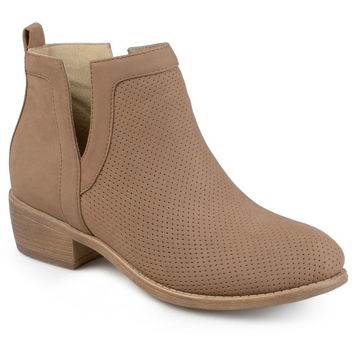 Journee Collection Lainee Women's Ankle Boots, Girl's, Size: 10, Brown