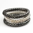 Apt. 9&reg; Two Tone Mesh Stretch Bracelet Set, Women's, Multicolor