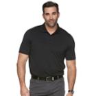 Big & Tall Croft & Barrow&reg; Cool & Dry Classic-fit Space-dye Performance Polo, Men's, Size: 3xb, Black