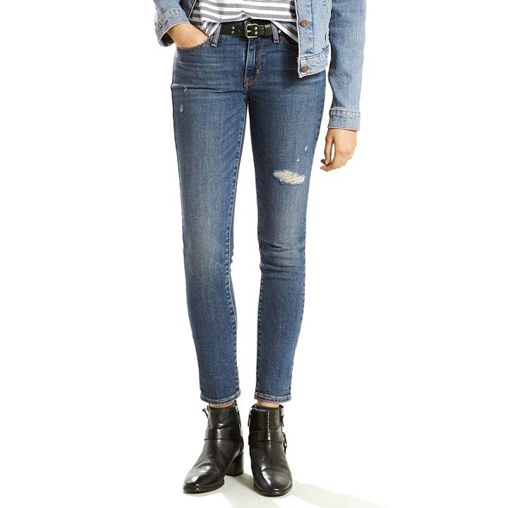 Women's Levi's&reg; 711 Skinny Jeans, Size: 25(us 0)m, Med Blue