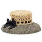 Women's Betmar Maribel Crocheted Crown Sun Hat, White