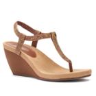 Chaps Raevyn Women's Slip-on Wedge Sandals, Size: 6.5 B, Brown