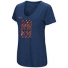 Women's Under Armour Houston Astros Heat Gear Streak Tee, Size: Small, Blue