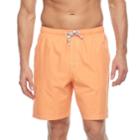 Men's Croft & Barrow&reg; Solid Swim Trunks, Size: Medium, Drk Orange
