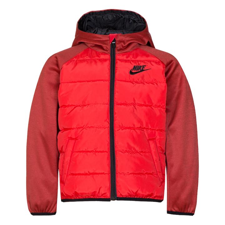 Boys 4-7 Nike Therma Fleece Quilted Jacket, Size: 5, Med Red