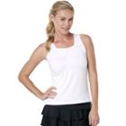Women's Tail Dolly Tennis Tank, Size: Xs, White
