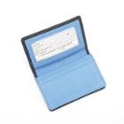 Royce Leather Deluxe Id Business Card Case, Adult Unisex, Blue