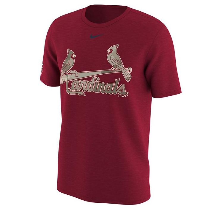 Men's Nike St. Louis Cardinals Memorial Day Tee, Size: Xxl, Red