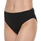 Women's Speedo Core Compression High-waisted Bikini Bottoms, Size: 12, Black