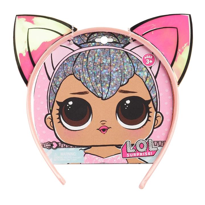 Girls 5-12 L.o.l. Surprise! Pink Cat Ear Headband, Multicolor