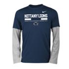 Boys 8-20 Nike Penn State Nittany Lions Legend Tee Set, Size: S 8, Blue (navy)