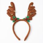 Christmas Reindeer Antler Headband, Women's, Dark Brown