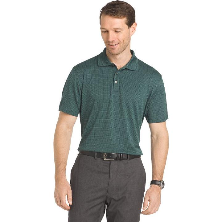 Big & Tall Van Heusen Regular-fit Performance Polo, Men's, Size: L Tall, Lt Green
