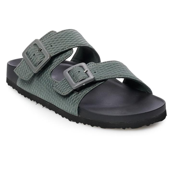 Madden Nyc Grrave Women's Footbed Sandals, Size: Medium (5), Dark Grey
