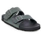Madden Nyc Grrave Women's Footbed Sandals, Size: Medium (5), Dark Grey