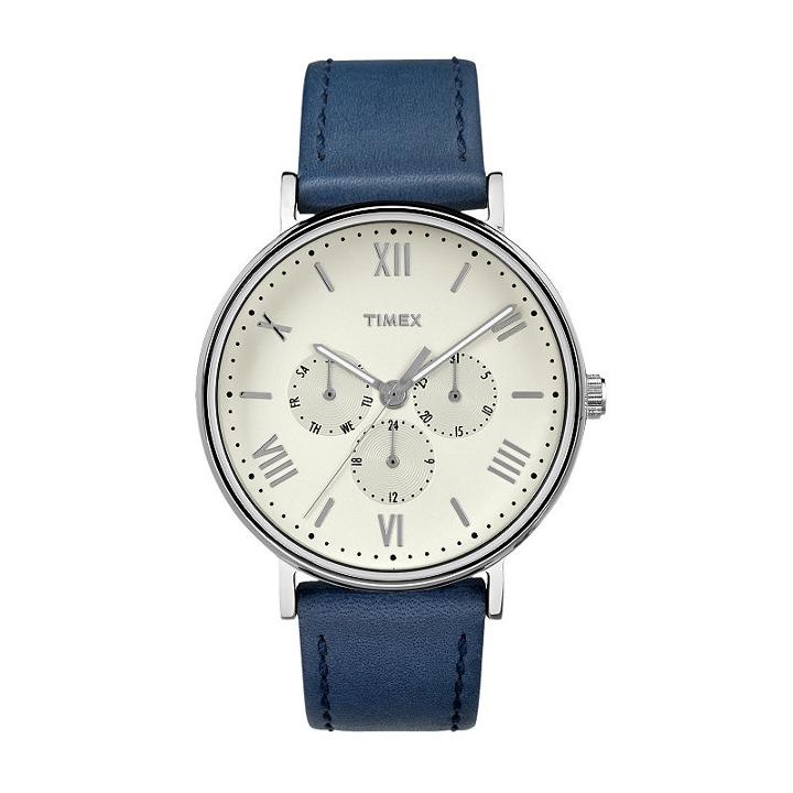 Timex Men's Southview Leather Watch - Tw2r29200jt, Size: Large, Blue