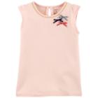Girls 4-12 Carter's Bow Tee, Size: 7, Pink