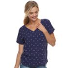 Juniors' So&reg; Dolman Sleeve V-neck Tee, Teens, Size: Xs, Med Blue