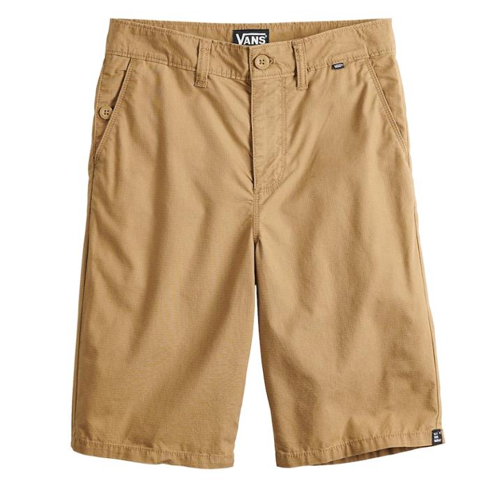 Boys 8-18 Vans Splitter Shorts, Size: 18, Med Brown