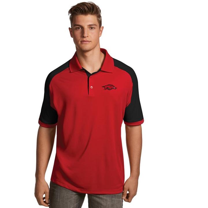 Men's Antigua Arkansas Razorbacks Century Polo, Size: Small, Dark Red