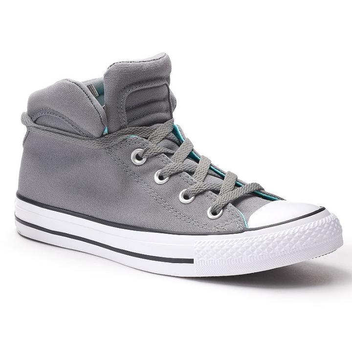 Women's Converse Chuck Taylor All Star Brookline Mid Mason Sneakers, Size: 8, Silver
