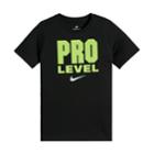 Boys 8-20 Nike Pro Level Tee, Size: Medium, Grey (charcoal)