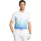 Men's Izod Classic-fit Dip-dye Ombre Performance Golf Polo, Size: Large, White Oth