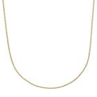 24k Gold-over-silver Rope Chain Necklace, Women's, Yellow