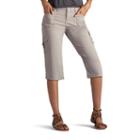 Women's Lee Edy Skimmer Capris, Size: 18 Avg/reg, Light Grey