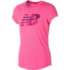 Girls 7-16 New Balance Short Sleeve Athletic Graphic Tee, Girl's, Size: Large, Brt Pink