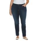 Plus Size Gloria Vanderbilt Bridget Straight-leg Jeans, Women's, Size: 22w Short, Med Blue
