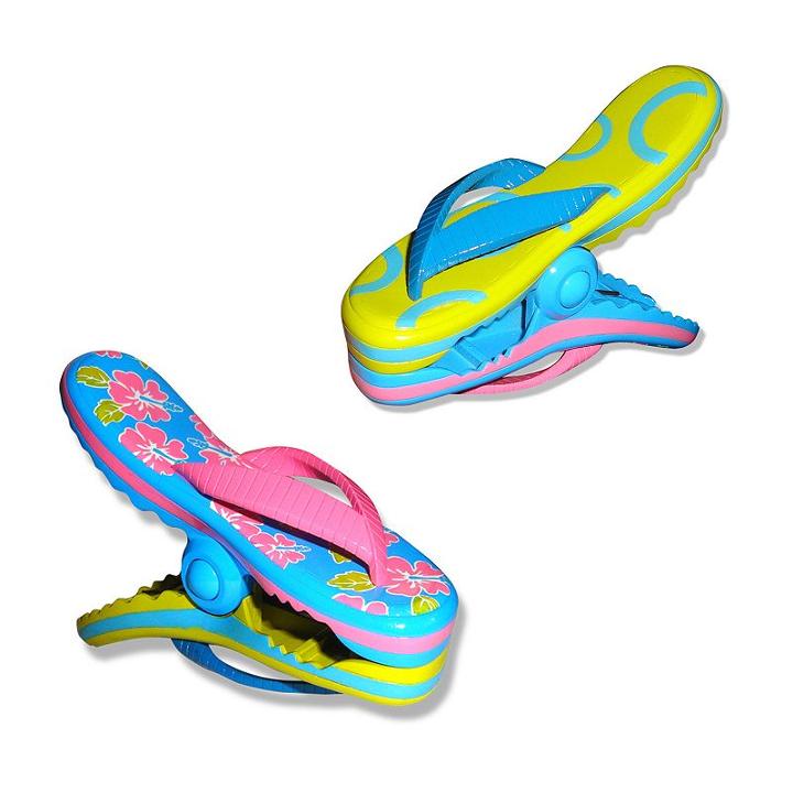 Boca Clips 2-pack Flip Flop Clip, Multicolor
