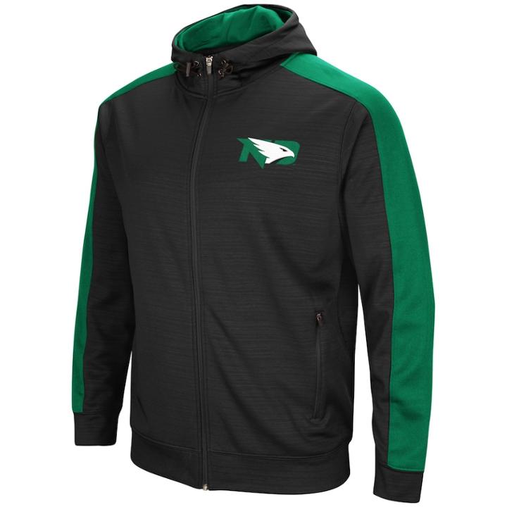 Men's North Dakota Fighting Hawks Setter Full-zip Hoodie, Size: Xl, Oxford