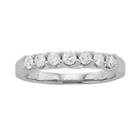 14k White Gold 1/2-ct. T.w. Igl Certified Round-cut Diamond Wedding Ring, Women's, Size: 5