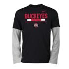 Boys 8-20 Nike Ohio State Buckeyes Legend Tee Set, Size: S 8, Black