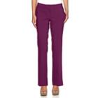 Women's Apt. 9&reg; Torie Curvy Fit Dress Pants, Size: 16, Drk Purple