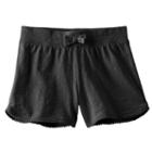 Girls 4-10 Jumping Beans&reg; Solid Dolphin-hem Shorts, Girl's, Size: 8, Black