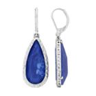 Dana Buchman Blue Marbled Nickel Free Teardrop Earrings, Women's, Multicolor