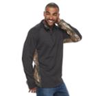 Men's Realtree Quarter-zip Windshirt, Size: Small, Black