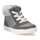 Oshkosh B'gosh&reg; Farrah Toddler Girls' High Top Shoes, Size: 6 T, Grey