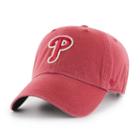 Adult '47 Brand Philadelphia Phillies Borderland Clean Up Adjustable Cap, Red