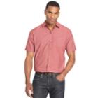 Men's Van Heusen Air Classic-fit Casual Button-down Shirt, Size: Medium, Red