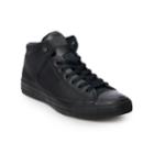 Women's These Chuck Taylor All Star High Street Shoes Will Become A Wardrobe Staple. Chuck Taylor All Star High Street Leather Sneakers, Size: M12w14, Black