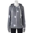 Juniors' So&reg; Perfectly Soft Striped Sleeve Hoodie, Teens, Size: Xs, White